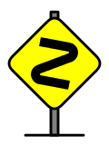 winding road symbol